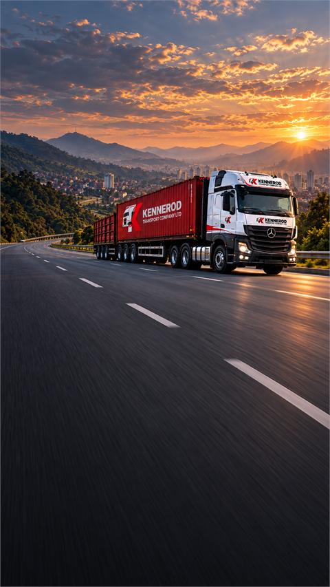 Kennerod trailer truck moving cargo across Africa